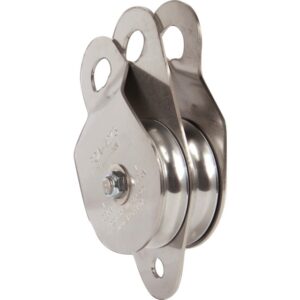 POULIE DOUBLE DE TREUIL INOX DIAMETRE 100MM / 135KN PORTABLE WINCH