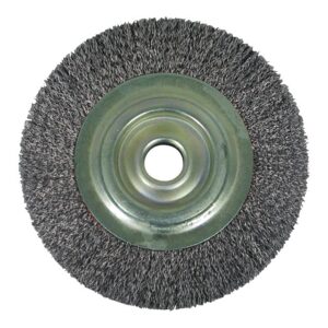 BROSSE DE TOURET METAL 200 MM ALESAGE 32 MM + BAGUES DE REDUCTION