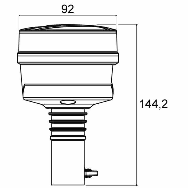 GYROPHARE COMPACT LED 12/24V FLEXIBLE TECHNI-POWER – Image 2