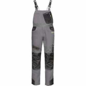 SALOPETTE DE TRAVAIL 11 POCHES STAMPE GRIS/NOIR