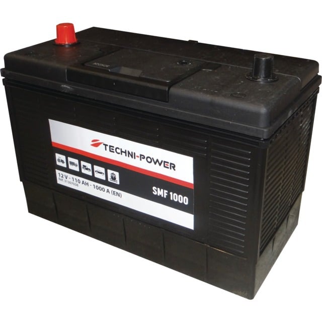 BATTERIE SMF1000 12V 110Ah 1000A EN TECHNI-POWER