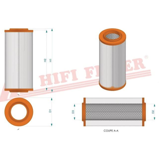 FILTRE A AIR SA 7077 HIFI FILTER – Image 2