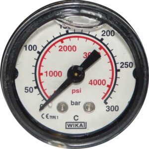 MANOMETRE 40 MM 300 BAR ARRIERE 1/8" 1816010400
