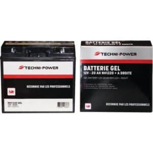BATTERIE GEL 20 AH TYPE NH1220 + A DROITE