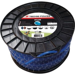 FIL DE DEBROUSSAILLEUSE HEXAGONAL NYLON Ø4,4MM 83M TECHNI-POWER