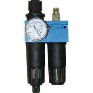 DETENDEUR + FILTRE + LUBRIFICATEUR MANO 50 MM 2600 L/MN FEMELLE 1/2"