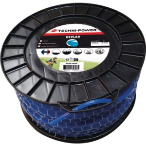FIL DE DEBROUSSAILLEUSE HEXAGONAL KEVLAR Ø 4 MM 100M TECHNI-POWER