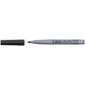 MARQUEUR PERMANENT NOIR POINTE FINE OGIVE BIC