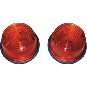 FEU DE POSITION ROND POSTERIEUR Ø 75 MM ROUGE x2