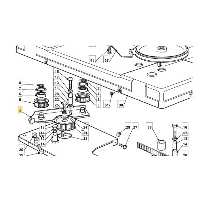 SUPPORT DE POULIE STIGA – Image 2