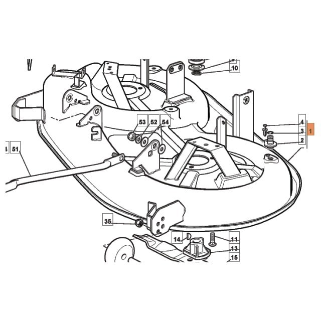 CARTER DE COUPE 98 CM NOIR STIGA – Image 2