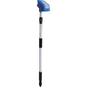 BROSSE DE LAVAGE GRAND ANGLE 250X200 MM ET MANCHE TELESCOPIQUE A PASSAGE D'EAU 1120 A 1930 MM
