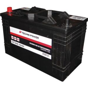 BATTERIE 12V 120AH 750A + A GAUCHE TECHNI-POWER