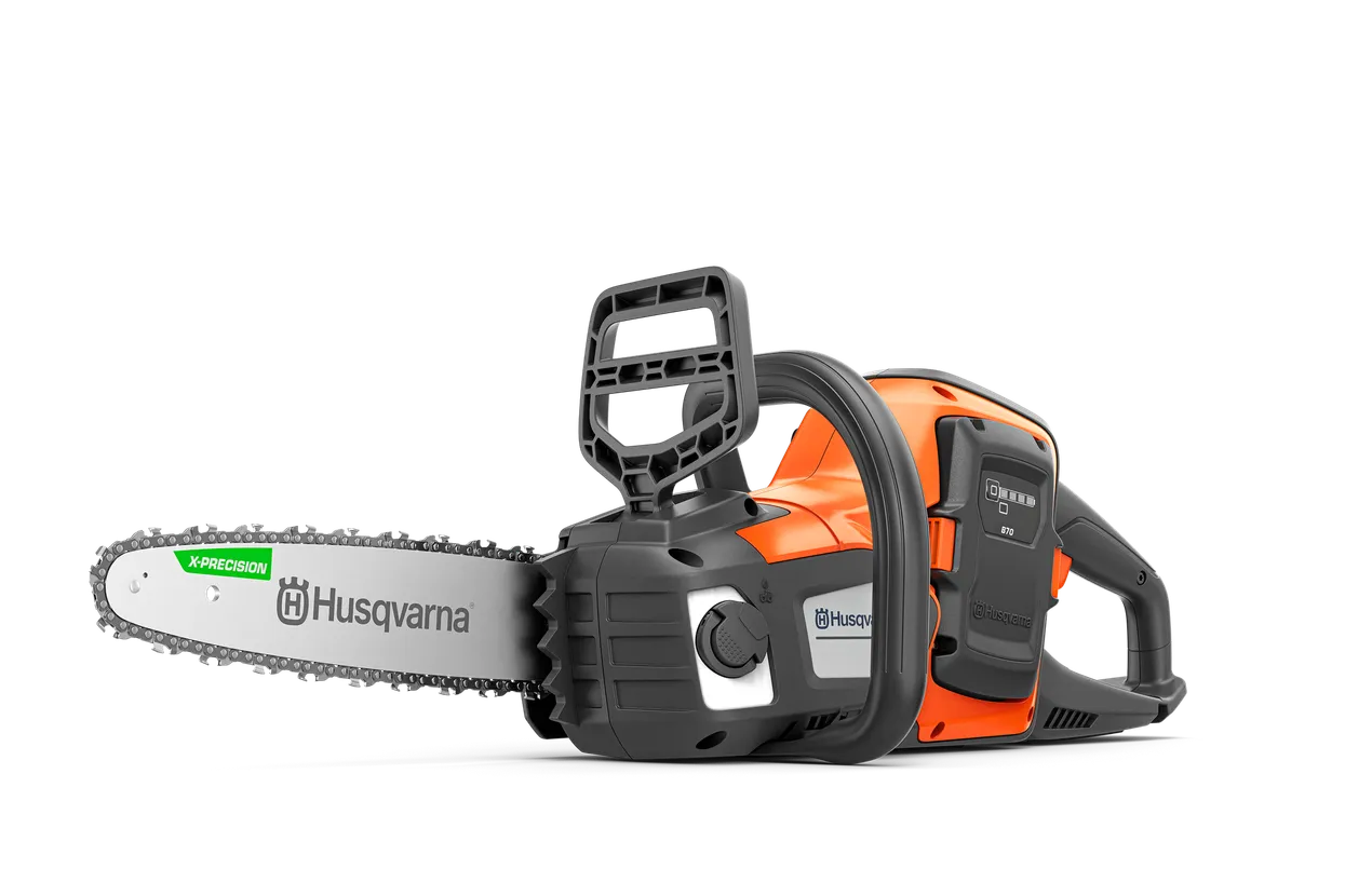 Tronçonneuse à batterie Husqvarna 215i avec batterie et chargeur