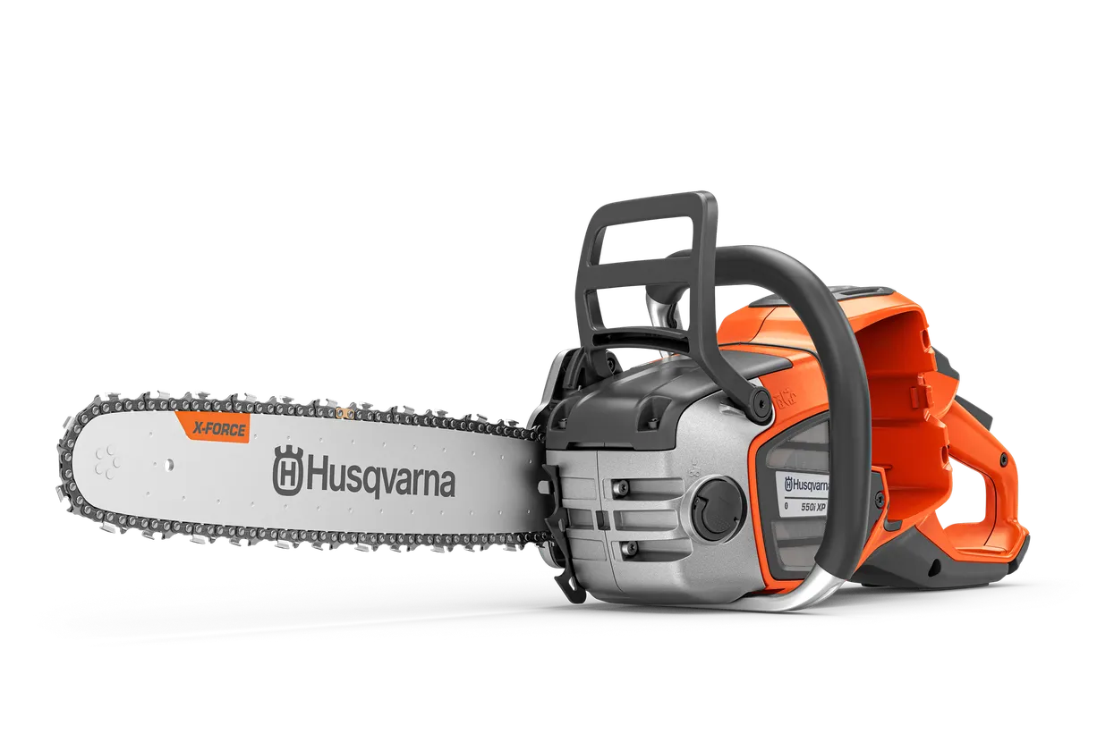 Husqvarna Tronçonneuse 550i XP G batterie – vue latérale guide X-Force