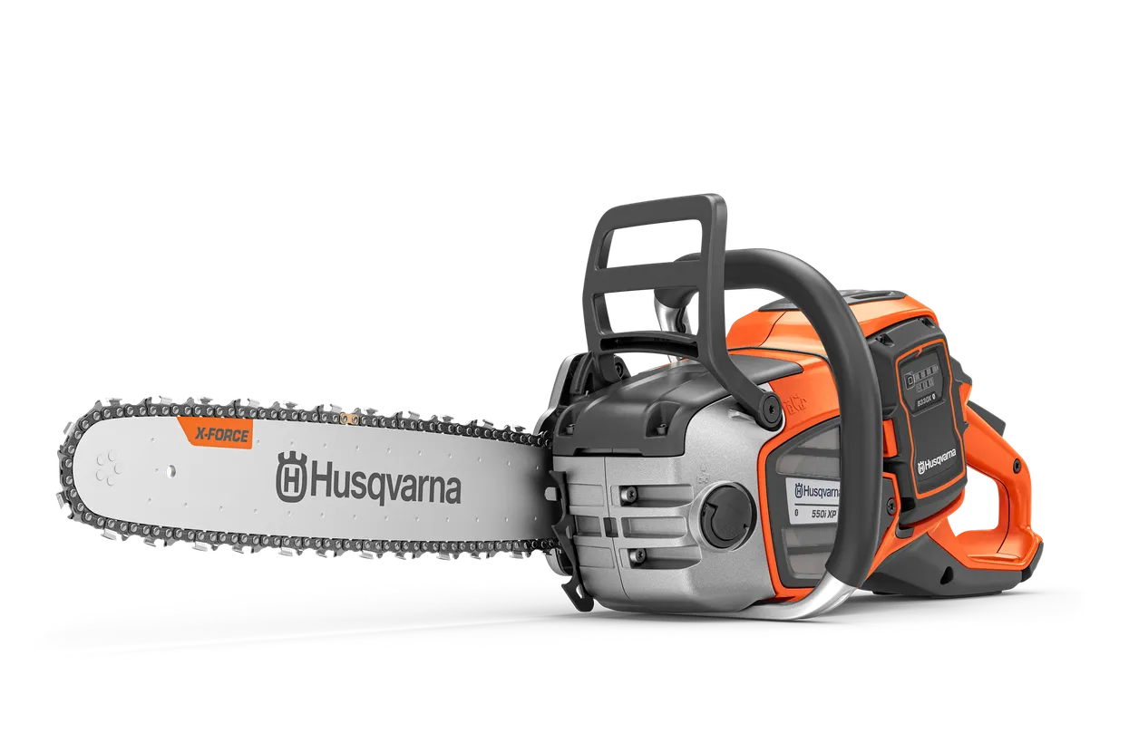 Husqvarna Tronçonneuse 550i XP batterie – vue latérale guide X-Force