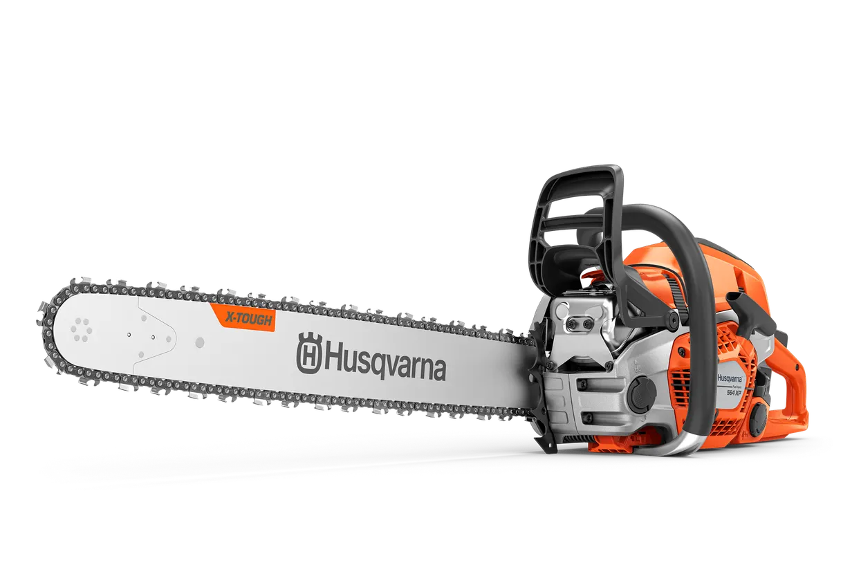 Husqvarna Tronçonneuse 564 XP 50 cm thermique – vue latérale, guide et chaîne